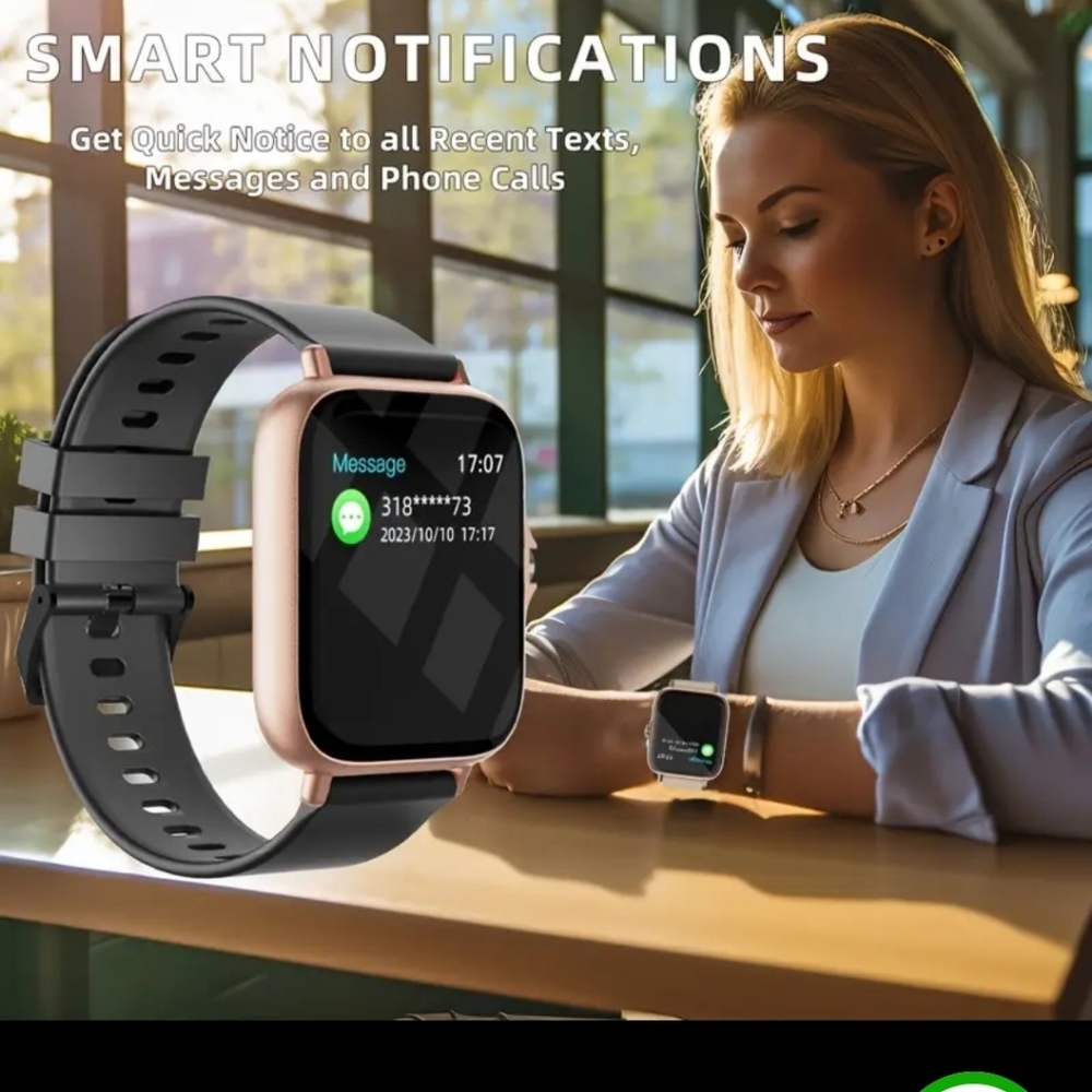 DesertCat Smart Watch - Black NEW - Picture 5 of 11